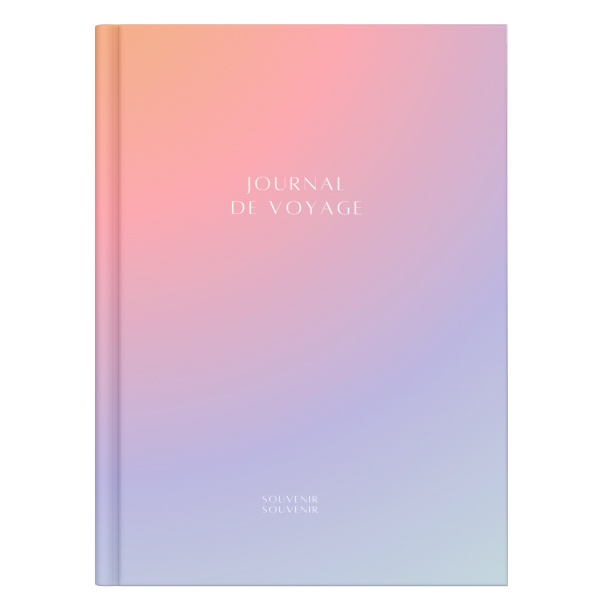 couverture carnet de voyage degrade