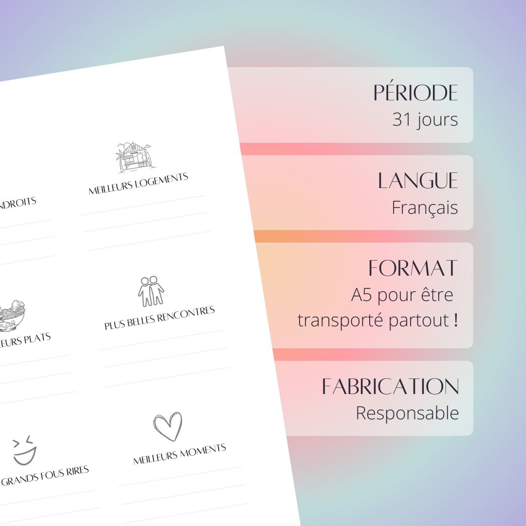 infos pratiques carnet de voyage