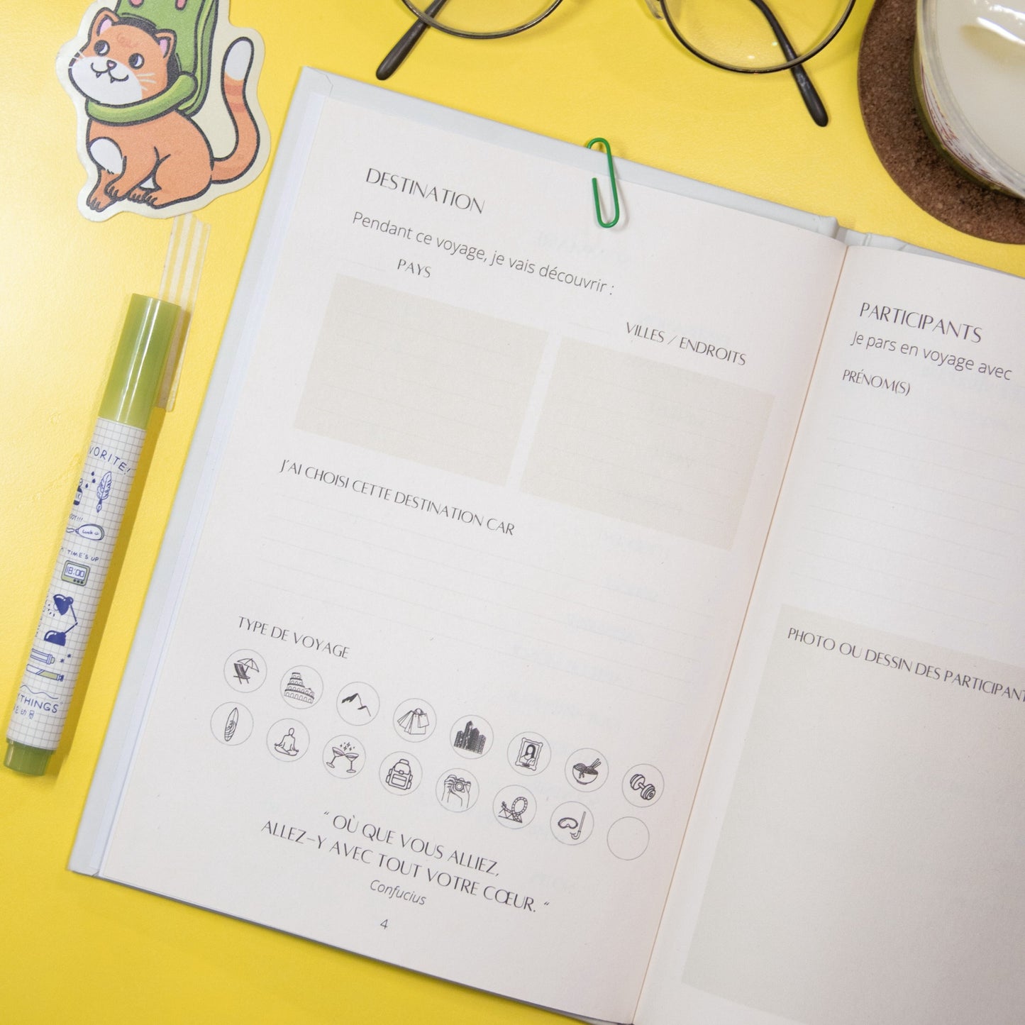 Journal de Voyage Crème